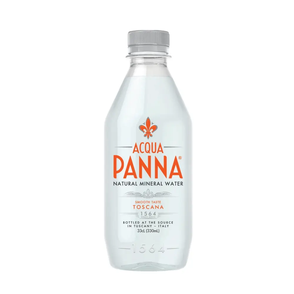 Nước Khoáng Thiên Nhiên Không Ga, Natural Spring Water, PET Bottle (330ml) - ACQUA PANNA