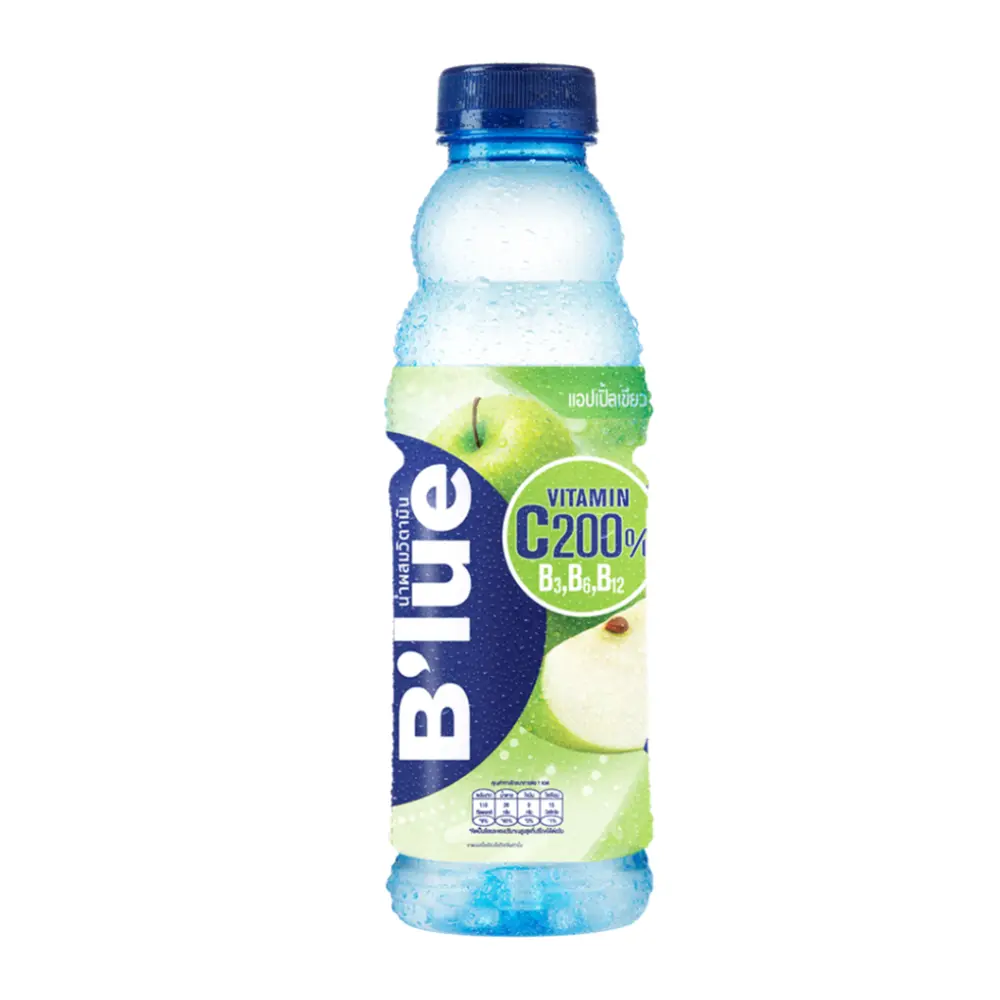 Nước Uống Vị Táo Xanh Ít Đường, B`lue, Vitamin-Infused Water, Green Apple (500ml) - SAPPE