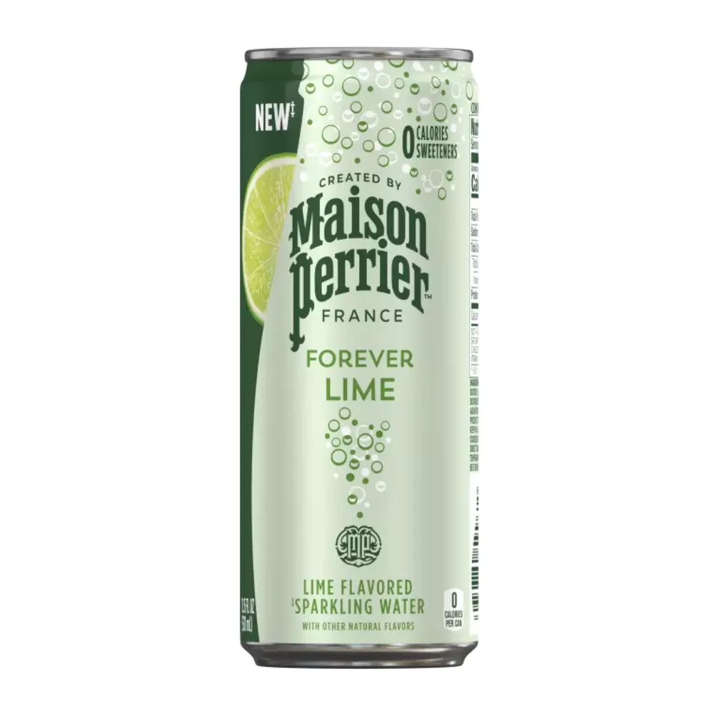 Nước Có Ga Hương Chanh Xanh, Sparkling Beverage, Forever Lime, 0 Sugars (250ml) - MAISON PERRIER