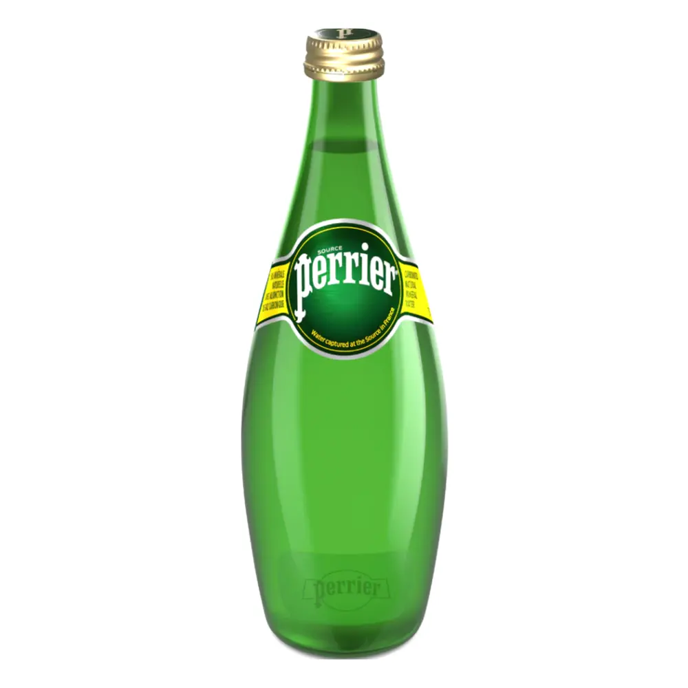 Nước Khoáng Có Ga, Carbonated Natural Mineral Water, Glass Bottle (750ml) - PERRIER