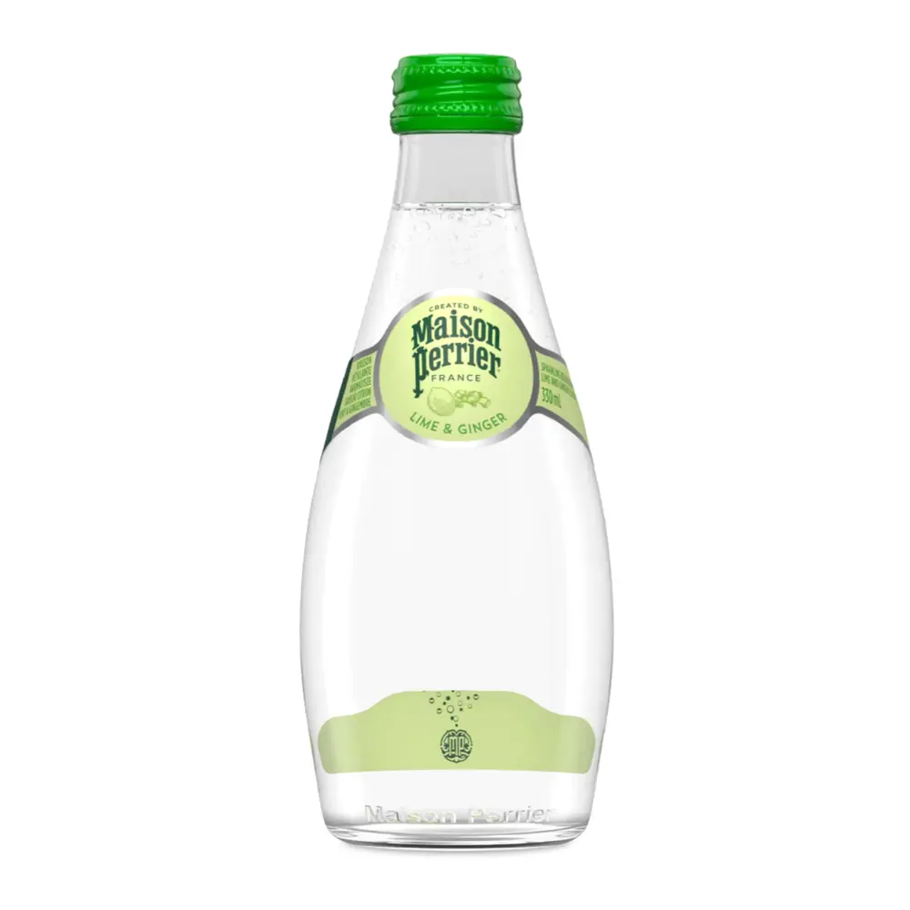 Nước Có Ga Hương Chanh & Gừng, Forever Collection, Sparkling Beverage with Lime & Ginger Flavour (330ml) - MAISON PERRIER