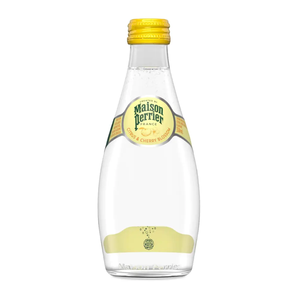 Nước Có Ga Hương Cam Chanh & Hoa Anh Đào, Forever Collection, Sparkling Beverage with Citrus & Cherry Blossom Flavour (330ml) - MAISON PERRIER