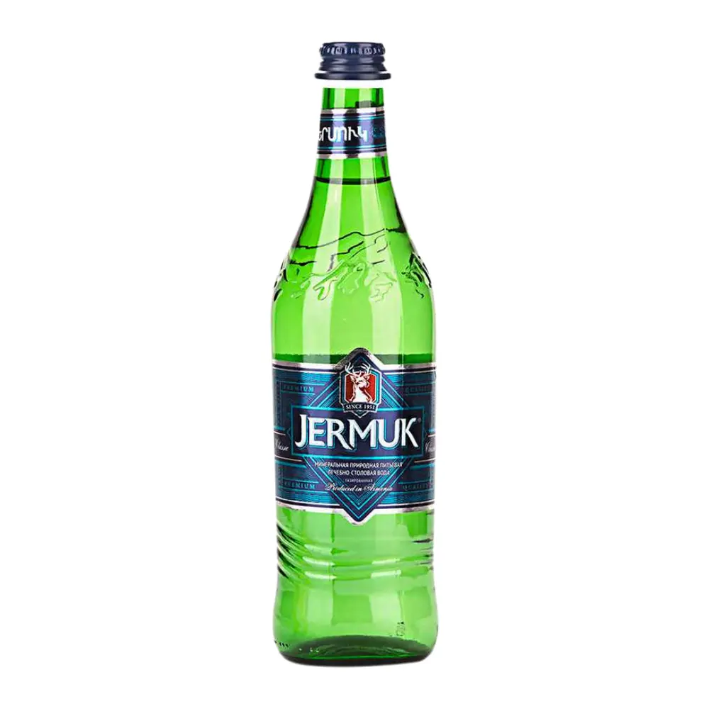 Nước Khoáng Thiên Nhiên Có Ga, Carbonated Natural Mineral Water (0.5L) - JERMUK