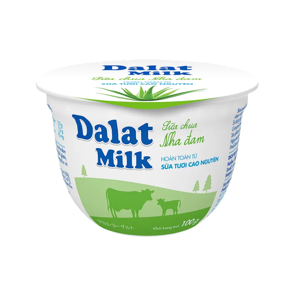 Sữa Chua Nha Đam, Aloe Vera Yogurt (100g) - DALAT MILK