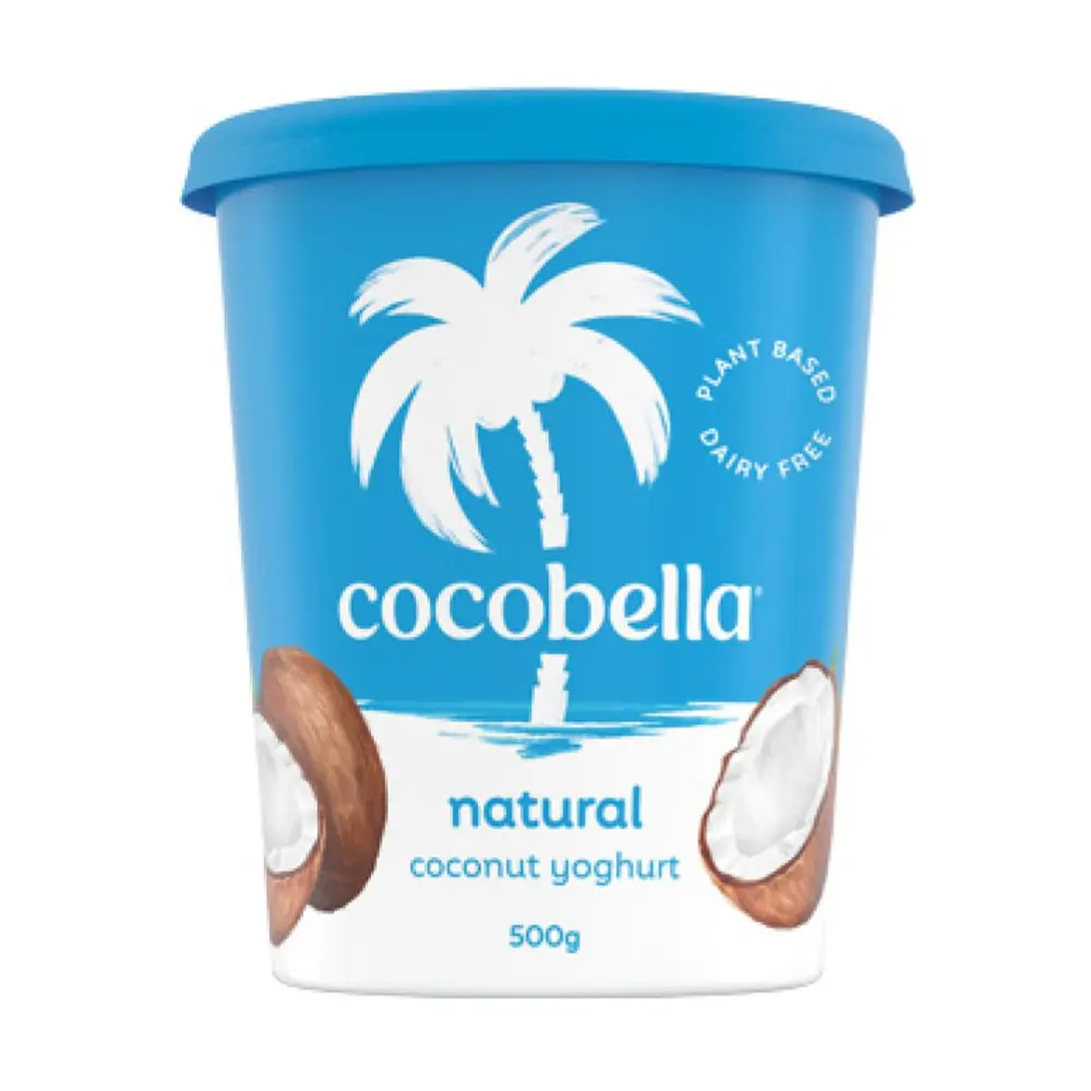 Sữa Chua Dừa Thuần Chay Vị Tự Nhiên, Plant Based & Dairy Free Coconut Yoghurt, Natural (500g) - COCOBELLA