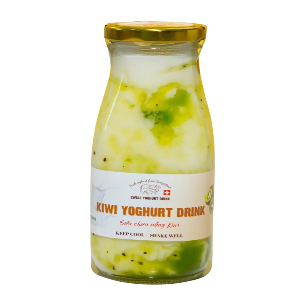 Sữa Chua Kiwi, Kiwi Yoghurt (200ml) - SWISS YOGHURT DRINK