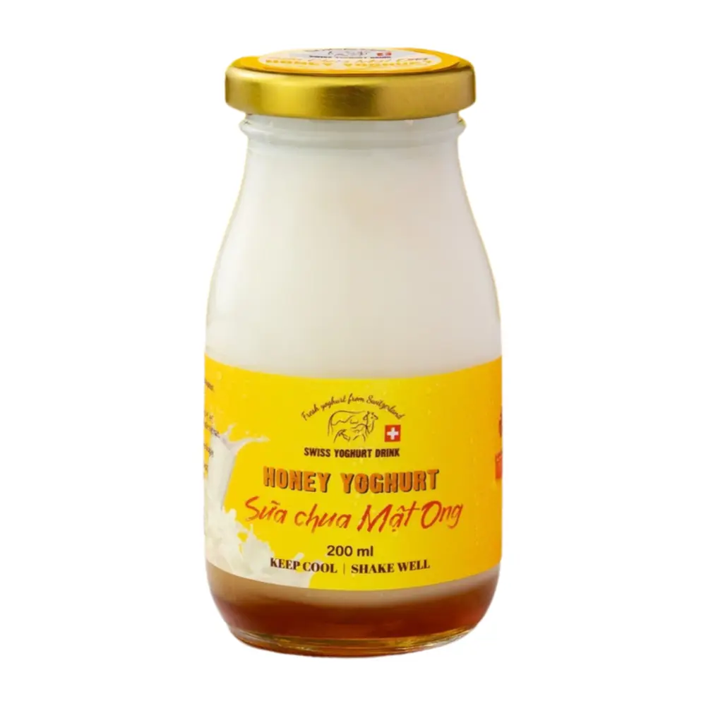 Sữa Chua Mật Ong, Honey Yoghurt (200ml) - SWISS YOGHURT DRINK