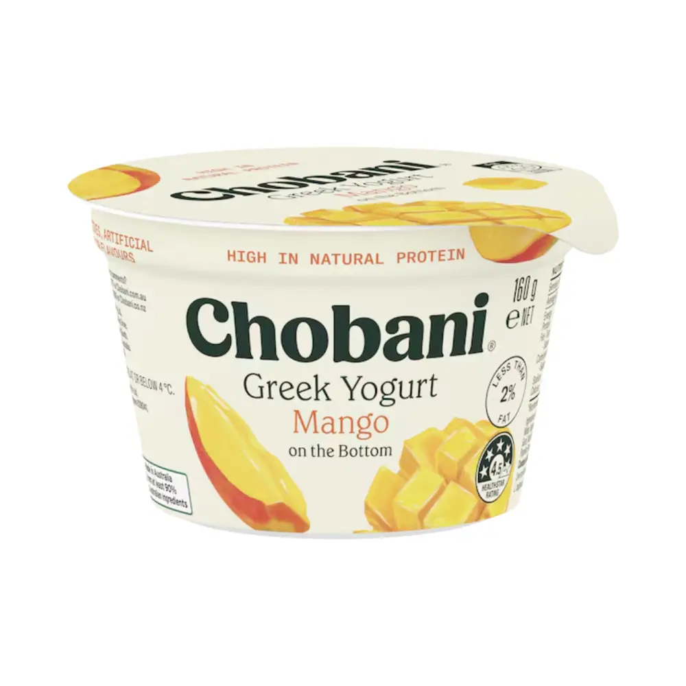 Sữa Chua Hy Lạp Vị Xoài, Greek Yogurt, Mango (160g) - CHOBANI