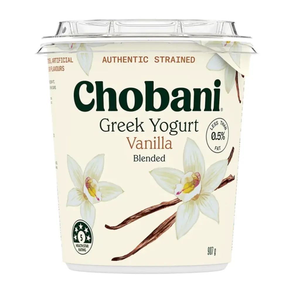 Sữa Chua Hy Lạp Vị Vani, Greek Yogurt, Vanilla Blended (907g) - CHOBANI