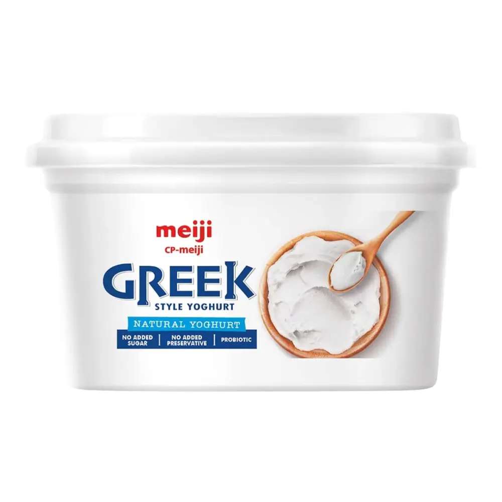 Sữa Chua Hy Lạp Vị Tự Nhiên, Greek Style Yoghurt, Natural (500g) - MEIJI