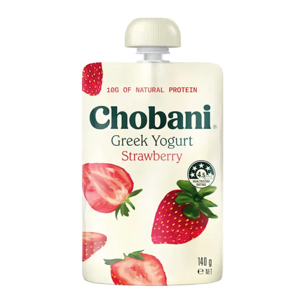 Sữa Chua Hy Lạp Vị Dâu, Greek Yogurt, Strawberry (140g) - CHOBANI