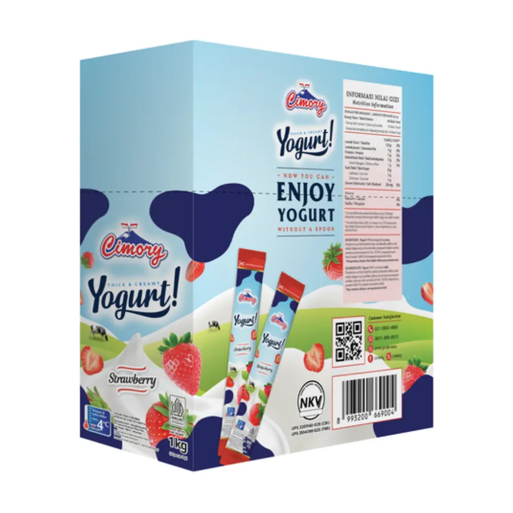 Sữa Chua Vị Dâu, Yogurt! Stick, Strawberry, 25 Que (1kg) - CIMORY