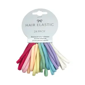 Thun Buộc Tóc Nhiều Màu, Multicolored Hair Elastic, 24 Cái - UNCLE BILLS