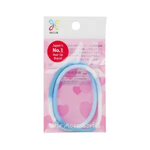Dây Cột Tóc Màu Xanh, Blue Hair Ties, 2 Cái - INOUE