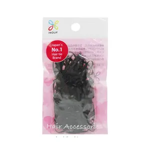 Thun Cột Tóc Màu Đen, Mini Black Rubber Bands, 60 Cái - INOUE