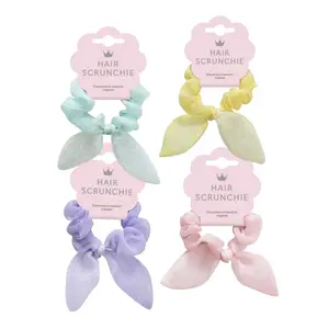 Dây Buộc Tóc Voan Tơ Có Nơ (Nhiều Mẫu), Organza Bow Hair Scrunchie - UNCLE BILLS