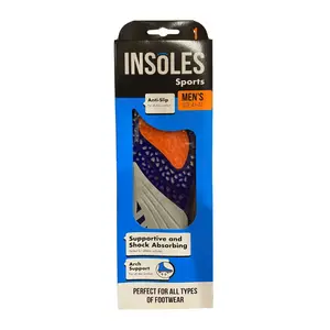 Miếng Lót Giày Thể Thao Nam, Men`s Insoles, Sports Anti-Slip, 1 Đôi - UNCLE BILLS