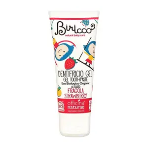 Kem Đánh Răng Vị Dâu Trẻ Em Hữu Cơ, Kids Organic Toothpaste Strawberry (75ml) - OFFICINA NATURAE