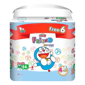 Tã Quần Cho Bé, Friend, Day & Night Pant Diapers, M, 7 - 12kg, 60 Miếng - GOO.N