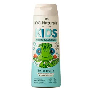 Sữa Tắm Không Cay Mắt Cho Trẻ Em, Kids, Gentle Bubble Bath, Tutti Fruity, 13.5 fl oz (400ml) - OC NATURALS