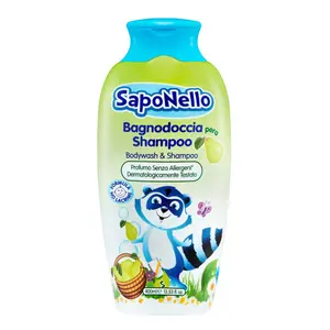 Sữa Tắm Gội Toàn Thân Trẻ Em Hương Quả Lê, Bodywash & Shampoo, Pera, 13.53 fl oz (400ml) - SAPONELLO