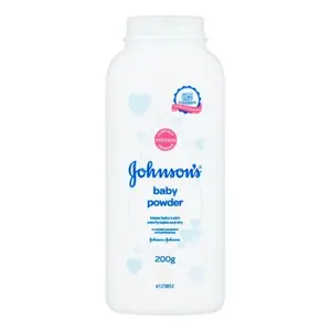 Phấn Rôm Cho Bé (Trắng), Baby Powder (200g) - JOHNSON'S