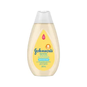 Xà Bông Tắm Gội Cho Bé (Vàng), Top To Toe Baby Bath for Hair & Body (200ml) - JOHNSON'S