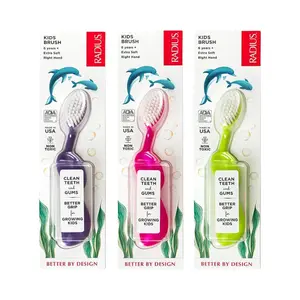 Bàn Chải Siêu Mềm Cho Bé, Kids Brush, Extra Soft, Right Hand, 6+ Tuổi - RADIUS
