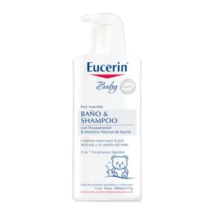 Sữa Tắm Gội Cho Bé, Baby Wash & Shampoo, 2 in 1 Tear Free Formula, 13.5 fl oz (400ml) - EUCERIN