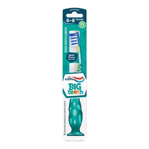 Bàn Chải Đánh Răng Cho Bé, Toothbrush for Kids, Big Teeth, 6 - 8 Tuổi - AQUAFRESH