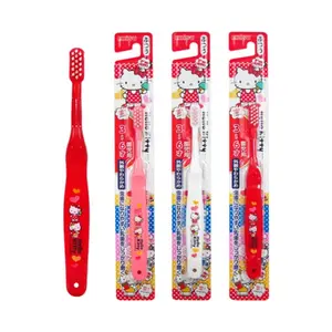 Bàn Chải Đánh Răng Cho Bé Từ 3 - 6 Tuổi, Hello Kitty Toothbrush for Kids - EBISU