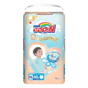 Tã Quần Cho Bé, Mommy Kiss, Premium Pant Diapers, XL, 12 - 17kg, 40 Miếng - GOO.N