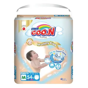 Tã Quần Cho Bé, Mommy Kiss, Premium Pant Diapers, M, 7 - 12kg, 54 Miếng - GOO.N