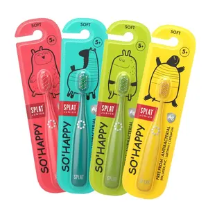Bàn Chải Đánh Răng Cho Trẻ Em, Junior Soft Toothbrush, 5+ Tuổi - SPLAT