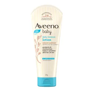 Sữa Dưỡng Thể Hàng Ngày Cho Bé, Baby Daily Moisture Lotion, No Added Fragrance (227ml) - AVEENO