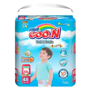 Tã Quần Cho Bé, Soft & Gentle Pant Diapers, XXL, 15 - 25kg, 48 Miếng - GOO.N