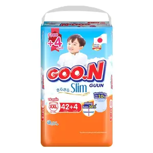 Tã Quần Cho Bé, Slim Guun Pant Diapers, XXL, 15 - 25kg, 42 + 4 Miếng - GOO.N