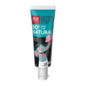 Kem Đánh Răng Cho Bé Hương Kẹo, Natural Toothpaste for Kids, Bubble Gum, 6 - 11 Tuổi (20ml) - SPLAT