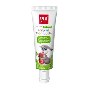 Kem Đánh Răng Cho Bé Hương Dâu Anh Đào, Natural Toothpaste for Kids, Strawberry Cherry, 2 - 6 Tuổi (20ml) - SPLAT