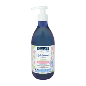Sữa Tắm Gội Cho Bé Hữu Cơ, BéBé, High Tolerance Lipid-Enriched Baby Cleansing Gel, Body & Hair, 16.9 fl oz (500ml) - COSLYS