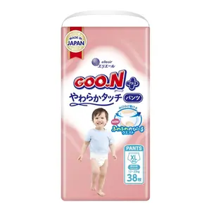 Tã Quần Cao Cấp Cho Bé, Plus, Pant Diapers, Size XL, 12 - 22kg, 38 Miếng - GOO.N