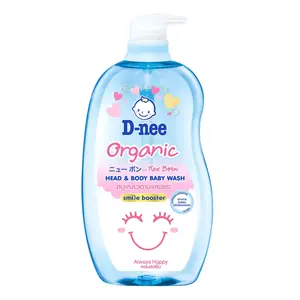 Sữa Tắm Gội Hữu Cơ Cho Bé Xanh Dương, Organic Head & Body Baby Wash, Always Happy (380ml) - D-NEE