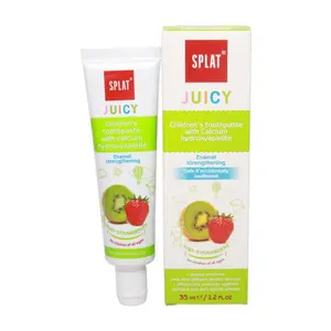 Kem Đánh Răng Cho Bé Hương Dâu Kiwi, Juicy Lab, Enamel Strengthening Children`s Toothpaste, Kiwi Strawberry, 1.2 fl oz (35ml) - SPLAT