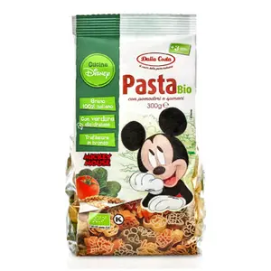 Nui Rau Củ Hữu Cơ Cho Bé, Pasta Bio with Tomato & Spinach, Mickey Mouse (300g) - DALLA COSTA