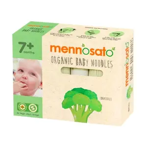 Mì Súp Lơ Hữu Cơ Cho Bé, Organic Baby Noodles, Broccoli, 7+ Tháng (200g) - MEN NO SATO