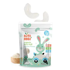 Bánh Gạo Ăn Dặm Hữu Cơ Vị Truyền Thống, Organic Rice Puff, Original (40g) - NOBI NOBI