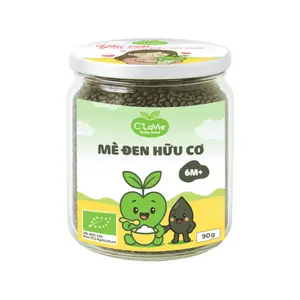Mè Đen Hữu Cơ Cho Bé, Baby Food, Organic Black Sesame Seeds, 6+ Tháng (90g) - C'LAVIE