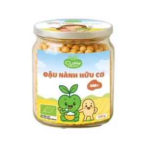 Đậu Nành Hữu Cơ Cho Bé, Baby Food, Organic Soybeans, 6+ Tháng (100g) - C'LAVIE