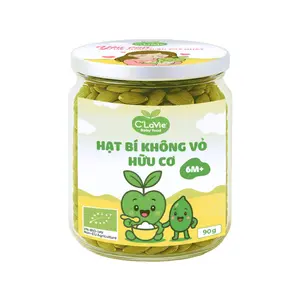 Hạt Bí Không Vỏ Hữu Cơ Cho Bé, Baby Food, Organic Shelled Pumpkin Seeds, 6+ Tháng (90g) - C'LAVIE