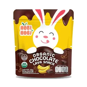 Bánh Hữu Cơ Vị Socola Chuối, Organic Chocolate Lava Snack with Banana (20g) - NOBI NOBI